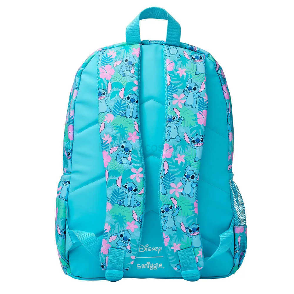 Disney Stitch Australian Smiggle ChildrenS Learning Stationery Backpack Lunch Bag Pencil Box Water Cup Anime Backpack Gift X250412
