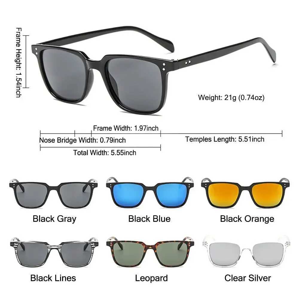 New Fashion Square Driver Sunglasses Men Vintage Shades Male Sun Glasses Brand Design Mirror Retro Oculos De Sol Masculino Gafas Z250411