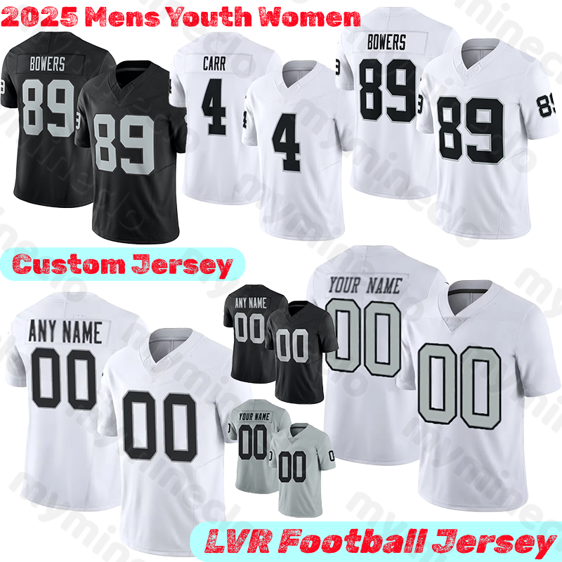 Las VegasS Raiderss jersey Maxx Crosby Fernando Mendoza Brock Bowers Tre Tucker Ashton Jeanty Raidersjersey Bo Jackson Wilson Booker Carr Raider Football Jerseys