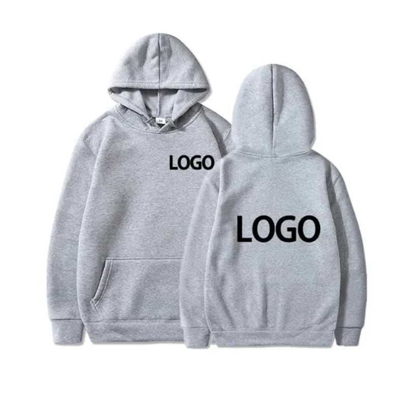 POD customization Custom Printed Men and Women Hoodies Custom Street Wear Hooded Long Sleeve Pullover Casual FashionT251112