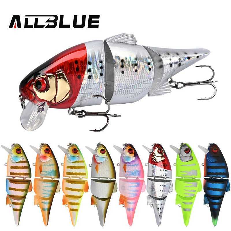 ALLBLUE Joint Fishing Lure 115MM 28.5G Floating Swimbait Lipless Crankbaits Wobbler Minnow Artificial Hard Bait Bass Pike Tackle Z250411