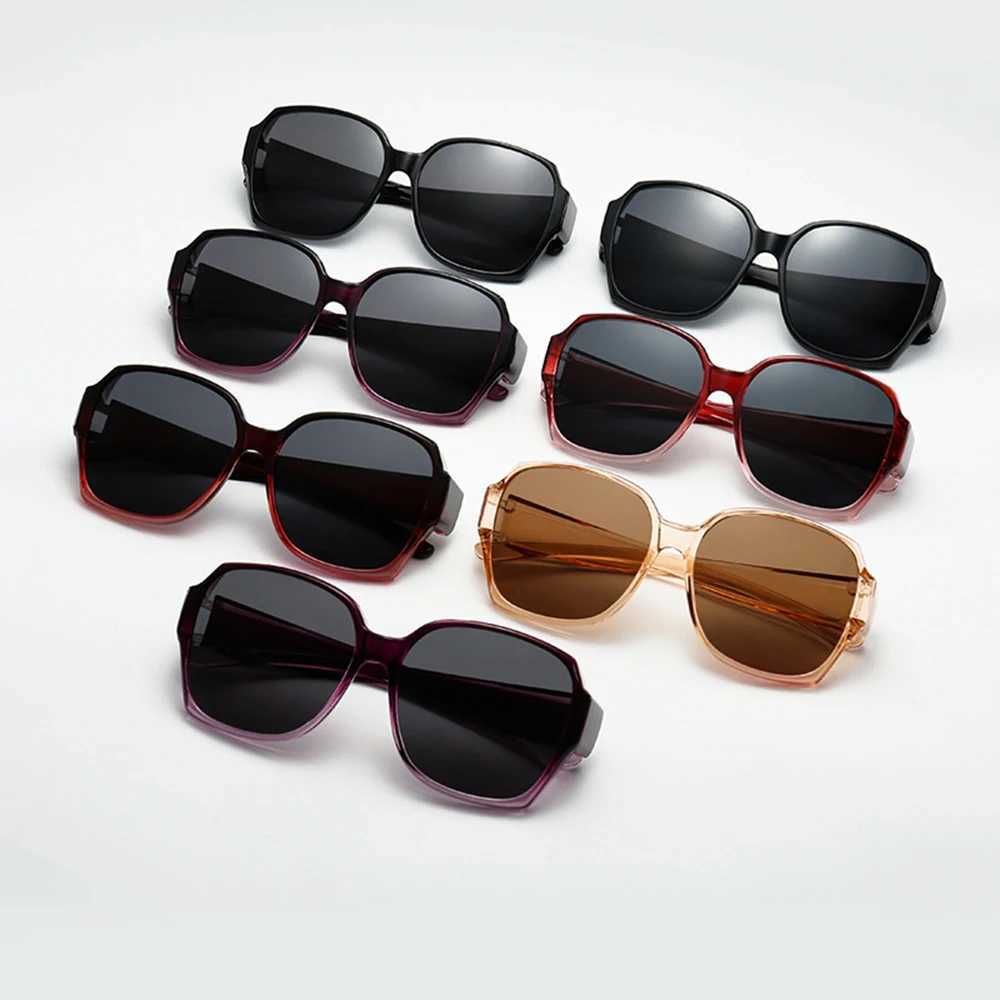Glasses Cover Driving Polarized Sunglasses Fit Over Glasses Wrap Around Sunglasses Square Shades UV400 Goggles For Men Women Z250411