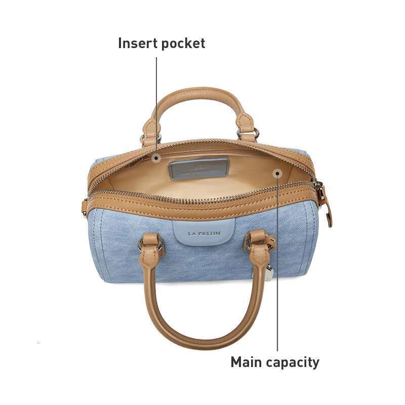 LA FESTIN Original Bags For Women Trend 2024 Boston Designer Handbag New Shoulder Bag Crossbody Bags