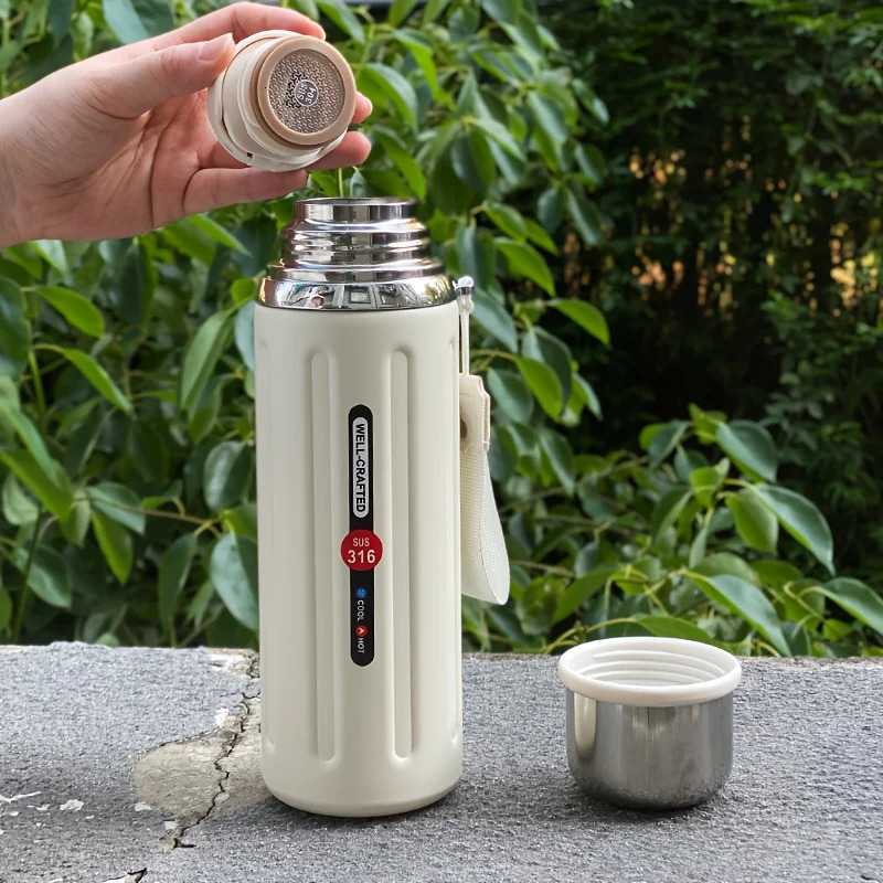 Thermos Bottle Vacuum Flasks Tumbler 316 Stainless Steel Thermal Water Keep And Cold Insulated Cup Drinkware 251107 W260226
