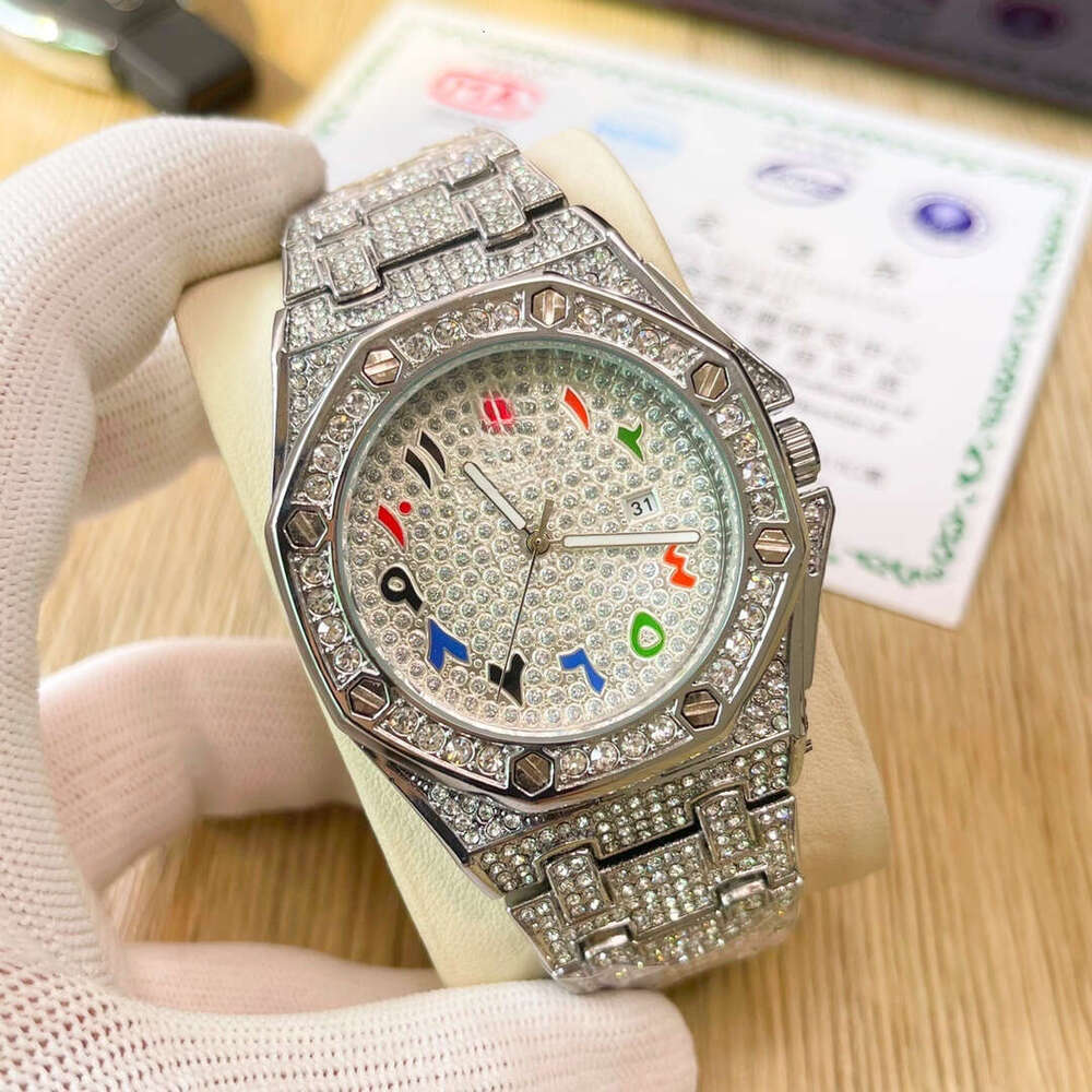 Moissanite Iced Out Designer Mens Watch for Men Quality Diamond Montre Automatic Movement Watches Orologio Montre De Luxe Hip Hop VVS Mossanite