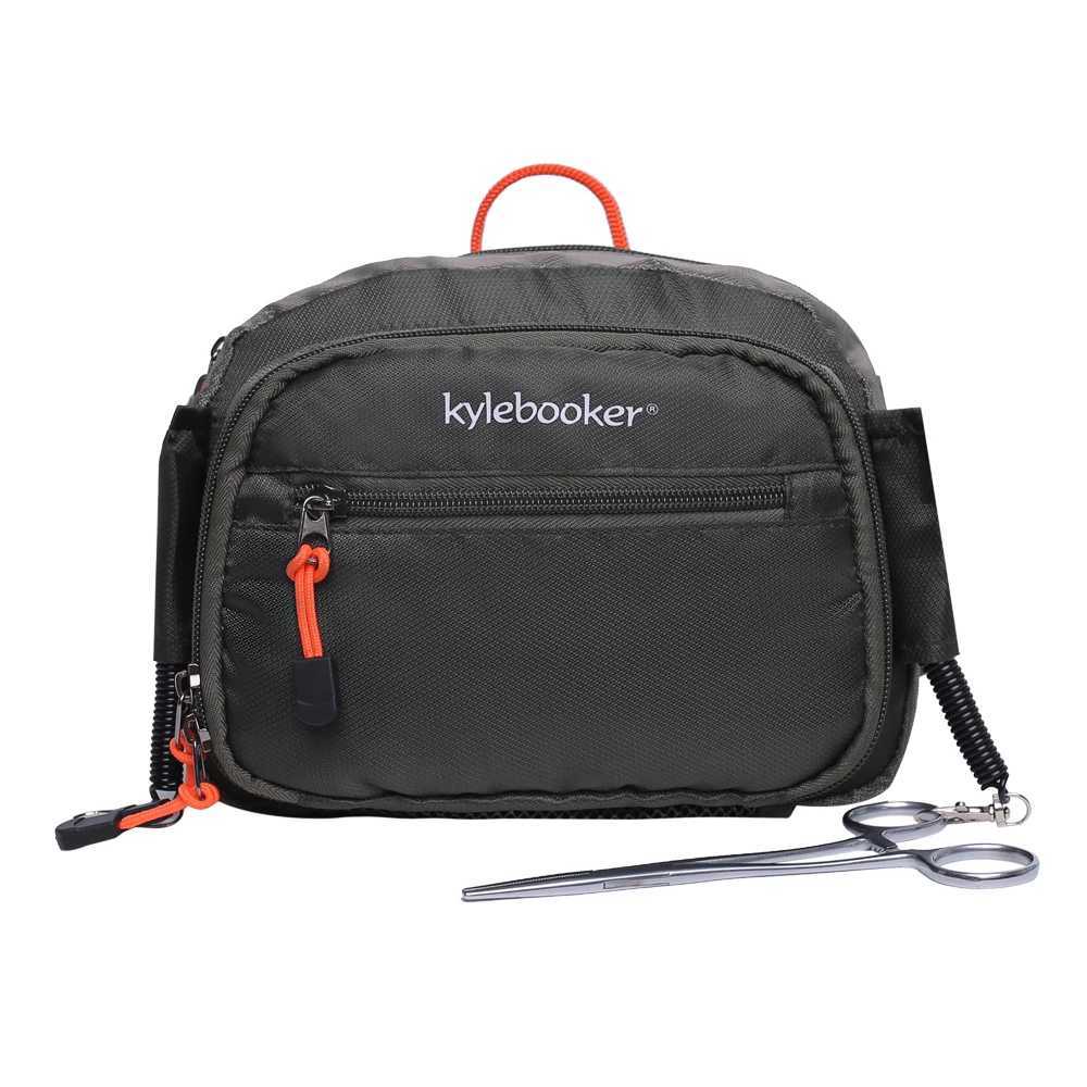 Kylebooker Fly Fishing Chest Pack Tackle Storage Hip Bag River Fishing Waist Pouch Z250411