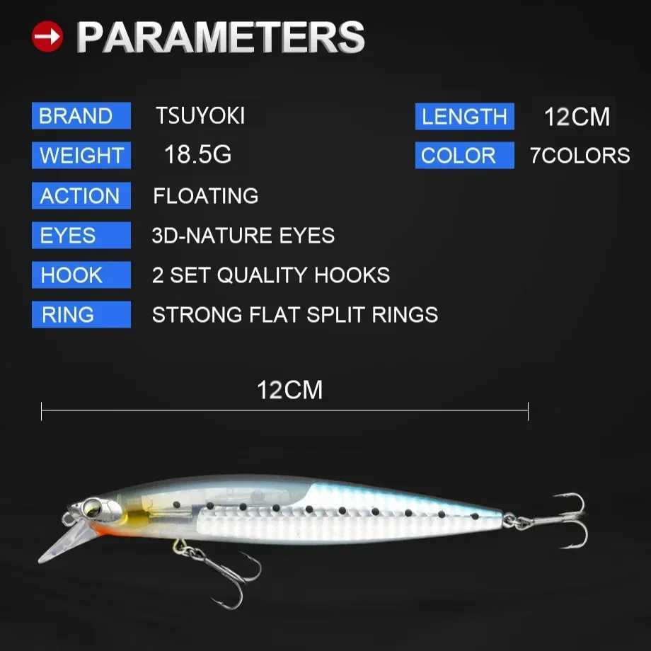 Fangbait Floating Minnow 2024 Long Casting Hard Bait Flash Blade Slient Assassin 120F Boost Wobblers for Fishing Seabass Trout Z250411