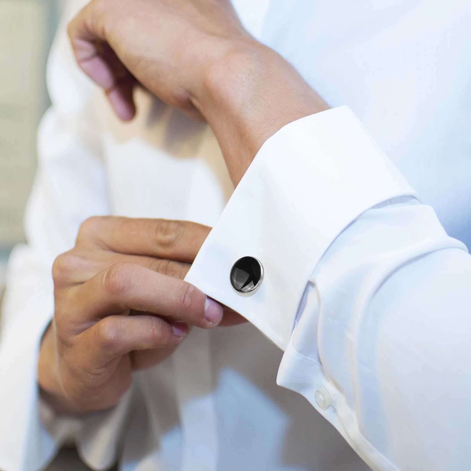 8 pieces of pure copper round cufflinks jewelry shirts cufflinks wedding banquet grooms cufflinks mens tailcoat cufflinks studsT250412