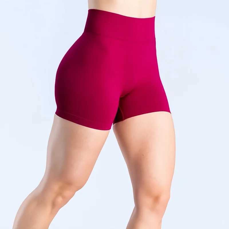 DF Impact Shorts with Low Waist Seamless Yoga Shorts Scrunch Bum Gym Shorts Exercise Bike Shorts Stretch Girls Fitness Shorts Y250412