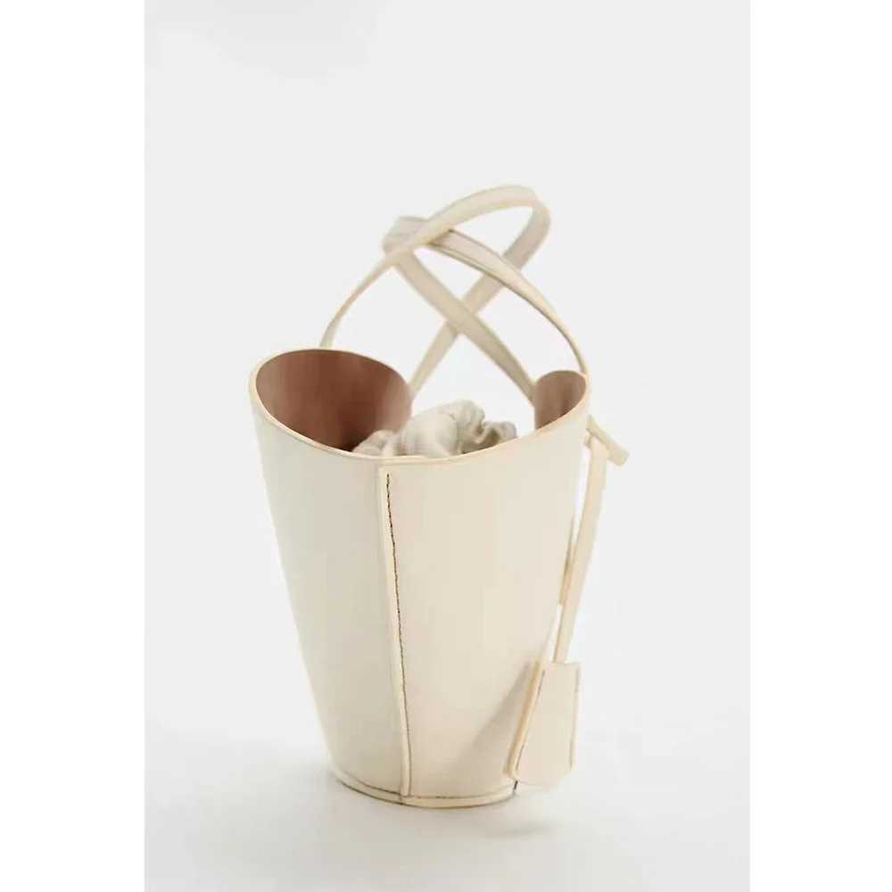 FI Designer Bucket Bag PU Leather Womens Handbag Large Shoulder Cross Body Bag Half Mo Basket Bag 2024 HandbagXJ250412