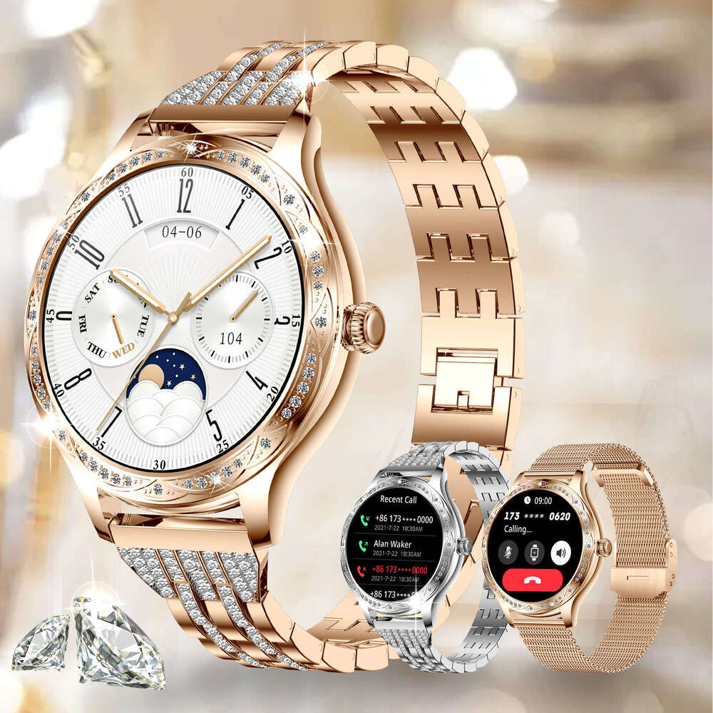 Smart Watch Women Answer/Make Call/Information Notification, HD Screen Smartwatch with Different Band, Fitness Tracker/Mutilple Sport Modes/Sleep