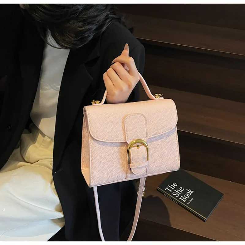 Classic Elegant Ladies Leather Messenger Bag Crossbody Handbag Shoulder Tote Luxury BrandW251111