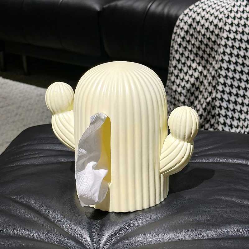 Fashionable and Creative Cactus Toilet Paper Box High Beauty Living Ro Desktop Cute Tissue Box Paper Storage Box Y251112