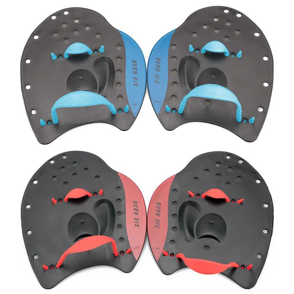 1 pair of professional swimming paddlers female paddler corrective finger flip finger net glovesY250412