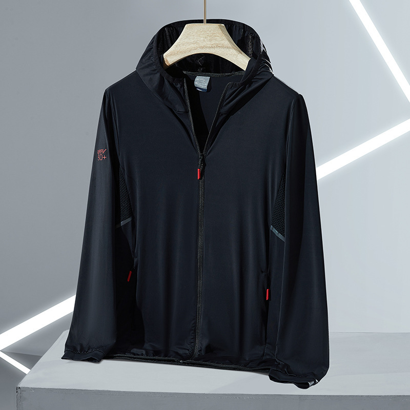 Outdoor Skin Clothes Mens and Womens Mesh Breathable Sunscreen Clothes Windbreaker Coat Upf50 Uv Protection Sunscreen Shirt Summer