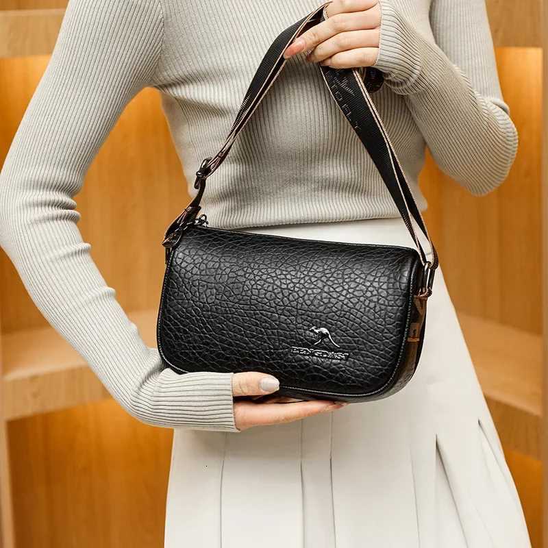 Litchi Pattern Leather Simple Stylish Oval Cross Bodys Bags for Woman Large Capacity Single Shoulder Bag Suitable for Daily UseT2511112