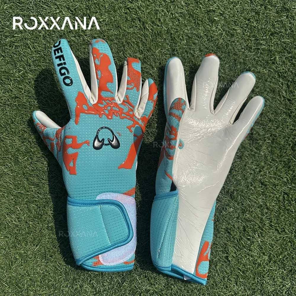ROXXANA New Football Goalkeeper Gloves for Boys Training Equipment Thickened Latex Finger Protection Football EquipmentXJ250412