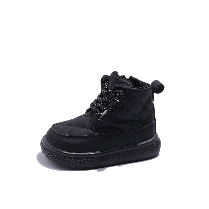 Winter Kids Boots Warm Plush Boys Toddler Girls Boots Fashion Children Casual Shoes Kidszworld Boys Girls Boots for Kids Sizes 21 - 30 K0226