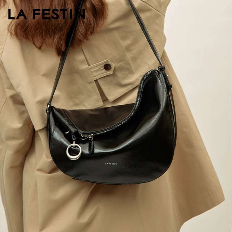 LA FESTIN Original Brand 2025 New Shoulder Crossbody Large Capacity Tote Bags Leather Designer Bag Handbag Women