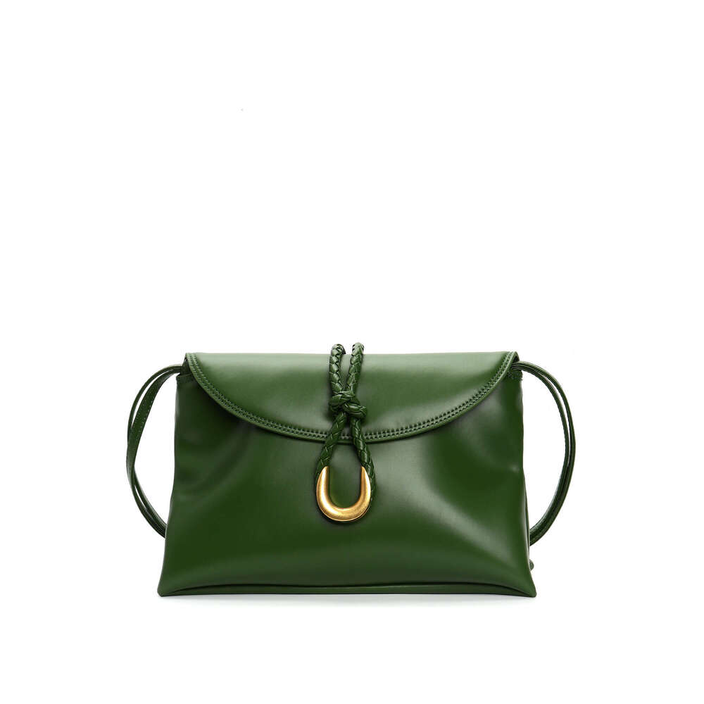 Shu Qi's New Autumn And Winter Product Liberta Trendy Women's High-Quality Cowhide Flip Shoulder Hand-Held Bag, Letter Envelope