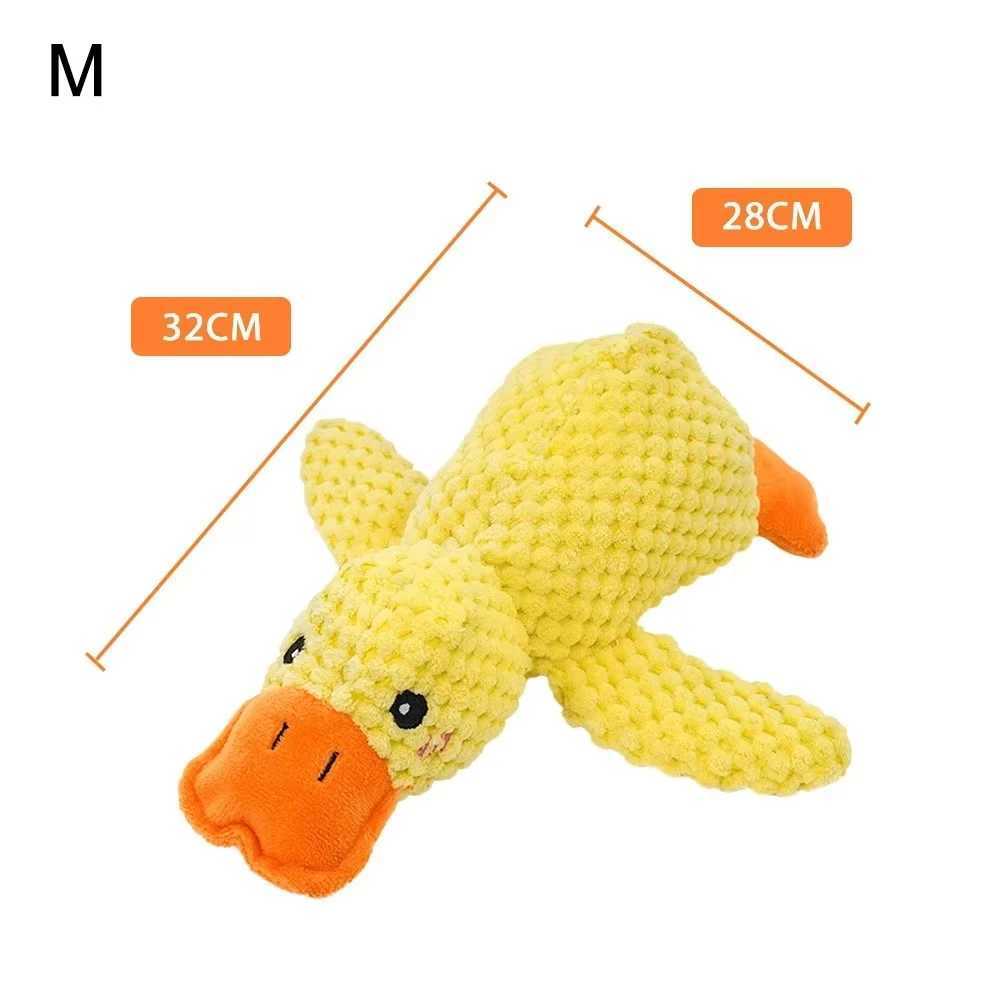 High Quality Duck shaped dog toy duck sound toy is used for small dogs cats durable puppies plush chew toys and fun interactive game dog supplies T250