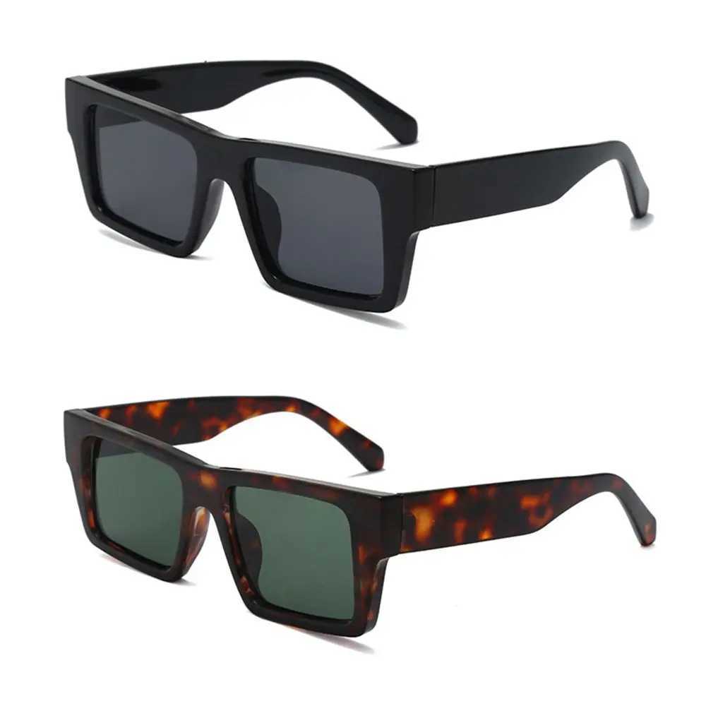 UV40 Y2K Street Shooting Colorful Frame Sun Glasses Shades Square SunglassesC250412