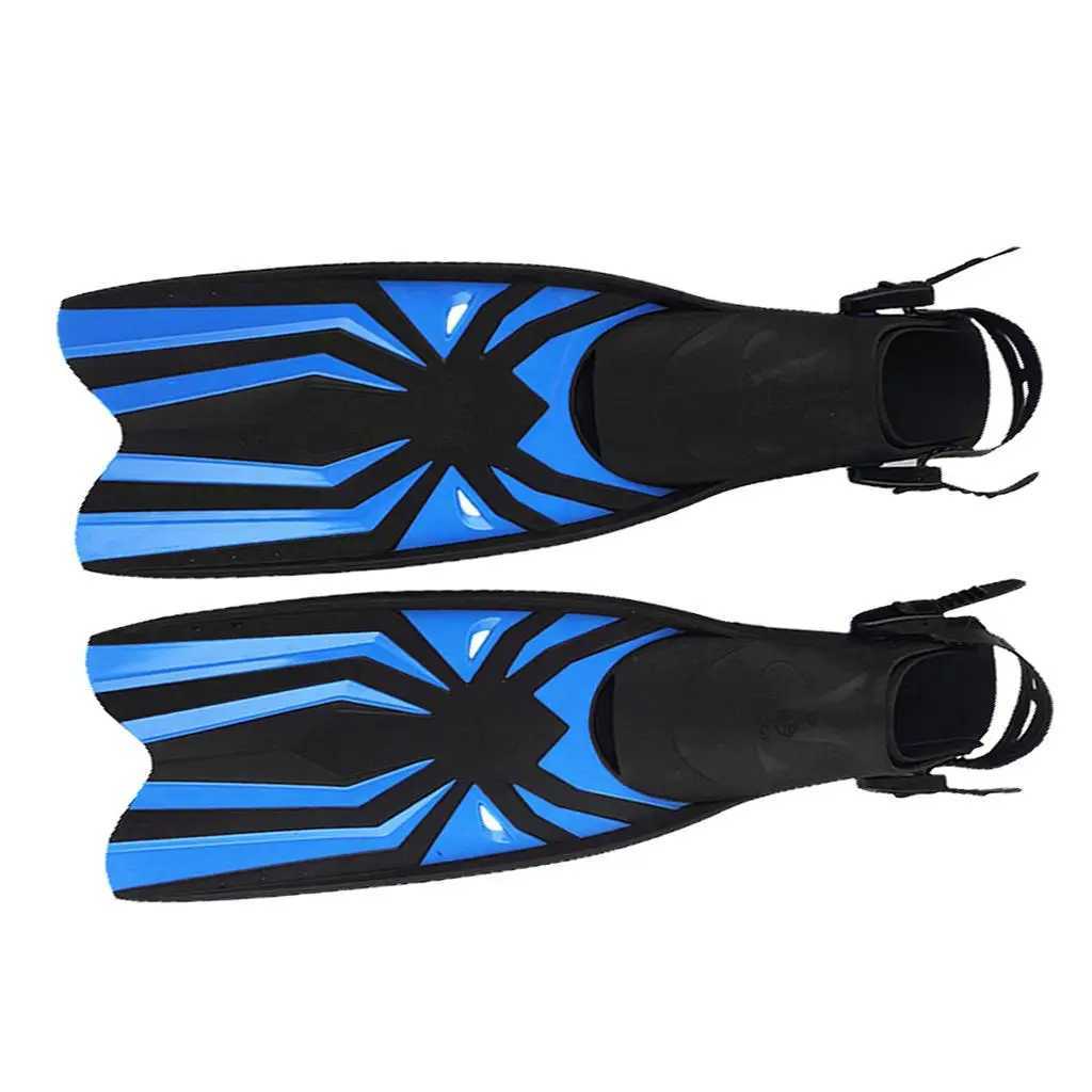 Adult inflatable fin swimming inflatable flip cover with adjustable strap open heel water fins female without diving gear equipmentY250412