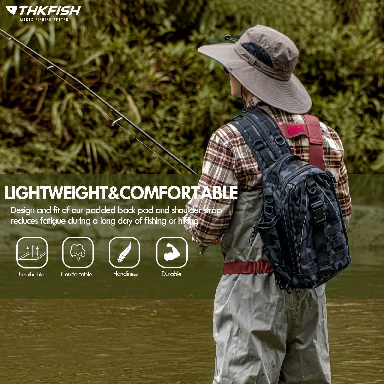 Camo Fishing Backpack Men One Shoulder Fishing Tackle Backpacks Multipurpose Fishing Lure Bag Outdoor Camping Hiking Handbags Z250411