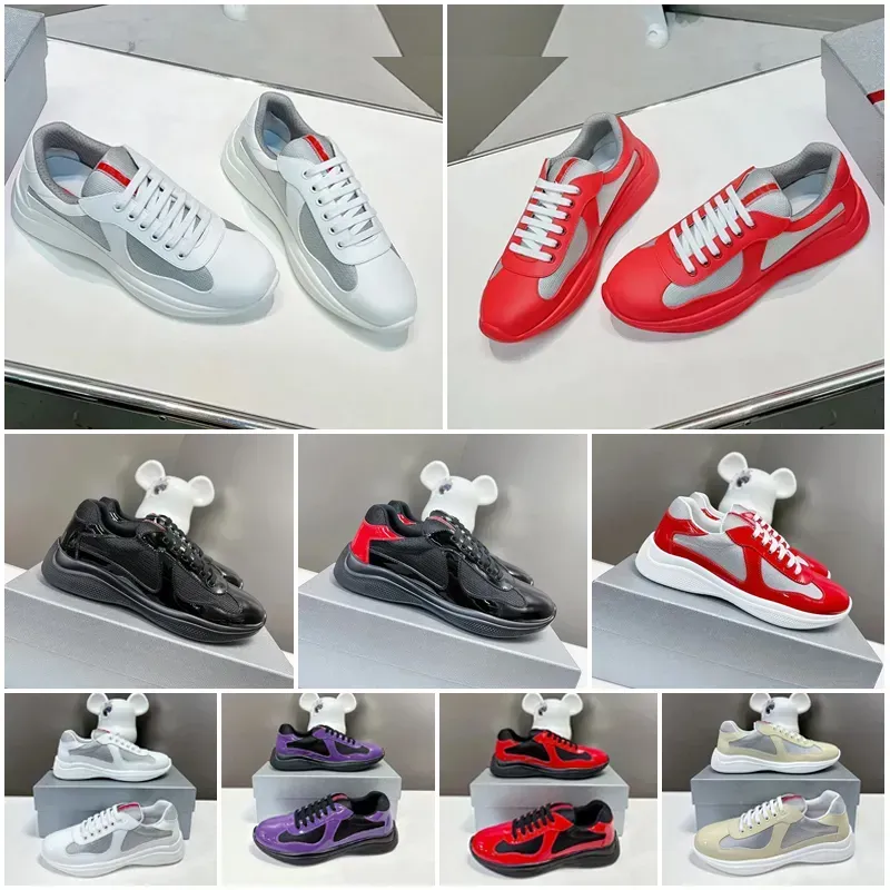 Designer Shoes sneakers classic casual outdoors shoes bright leather nylon outdoor trainers White black green yellow fashion Sports Trainer Mens womens shoes