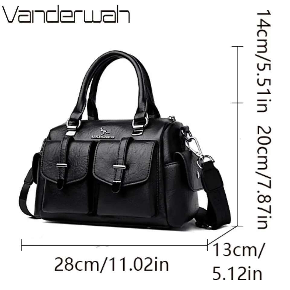 Capacity Leopard Print Ladies Handbags Versatile Messenger High Quality Women's Shoulder Ladies'hand Bags