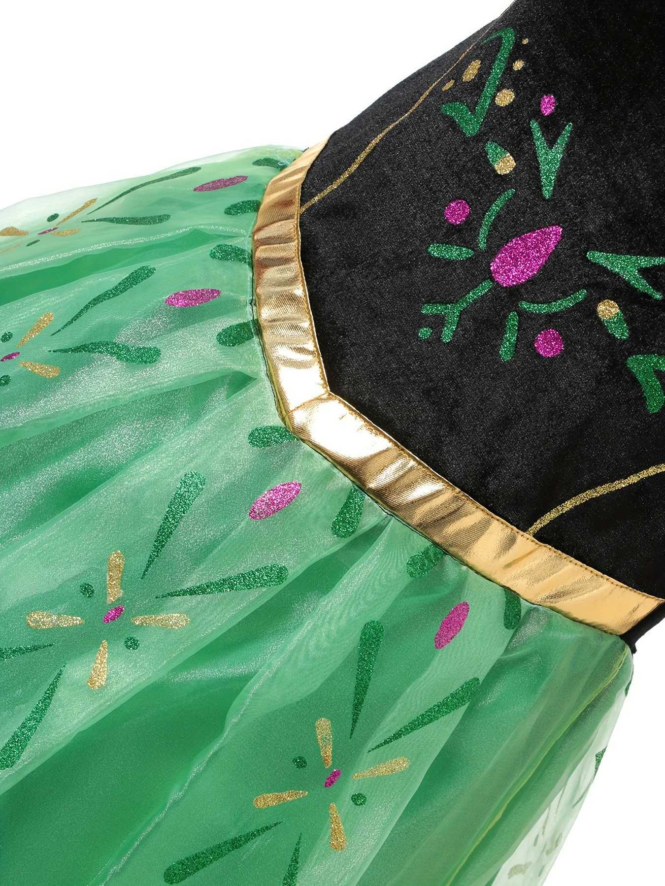Disney Role playing Princess Dress Elso Costume Role playing Costume Girl Carnival Birthday Party Childrens Costume 2025XJ250411