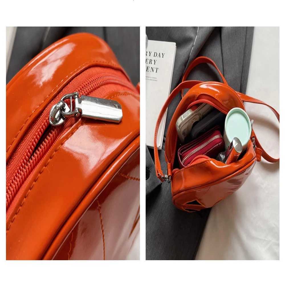 Women Halloween Pumpkin Crossbody Bag Round PU Leather Adjustable Strap Satchel Bag Funny Purse Creative Devil Shoulder BagT2511112