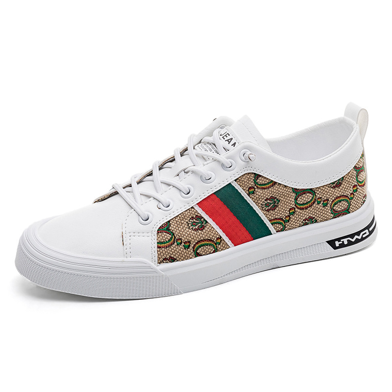 Designer shoes new Low-top canvas trendy shoes for men trendy little white shoes breathable versatile casual sports sneakers thin version