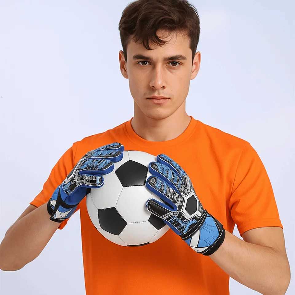 Finger Protection Goalkeeper Gloves Wear-Resistant Non-Slip Football Goalkeeper Gloves Handguard Thickened Latex Soccer GlovesW251112