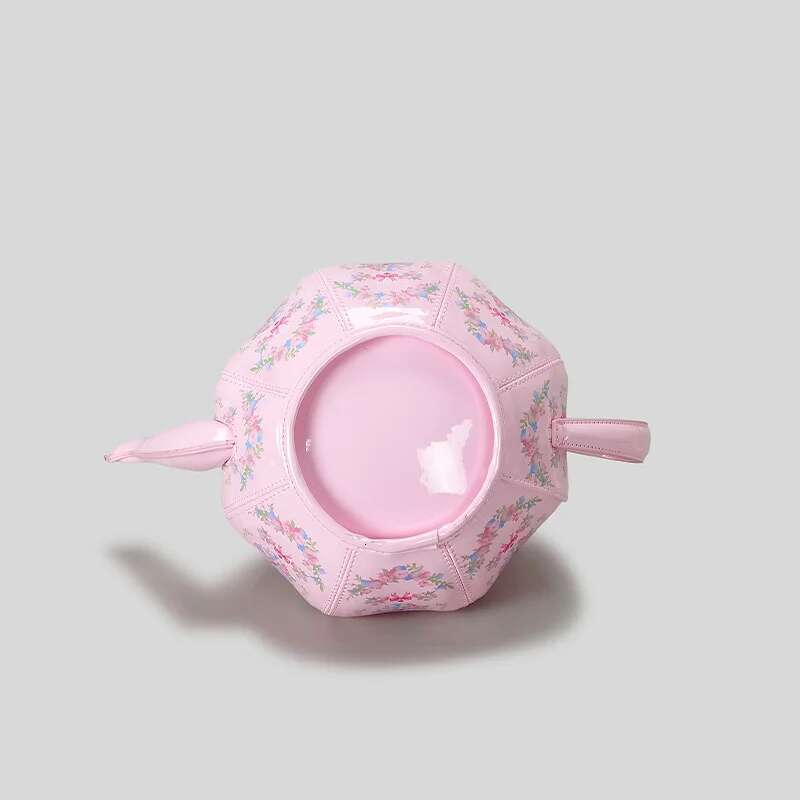 Creative Vintage Printed Teapot Design Women Handbags Pearls Chains Shoulder Designer Crossbody Small Buckets Bag
