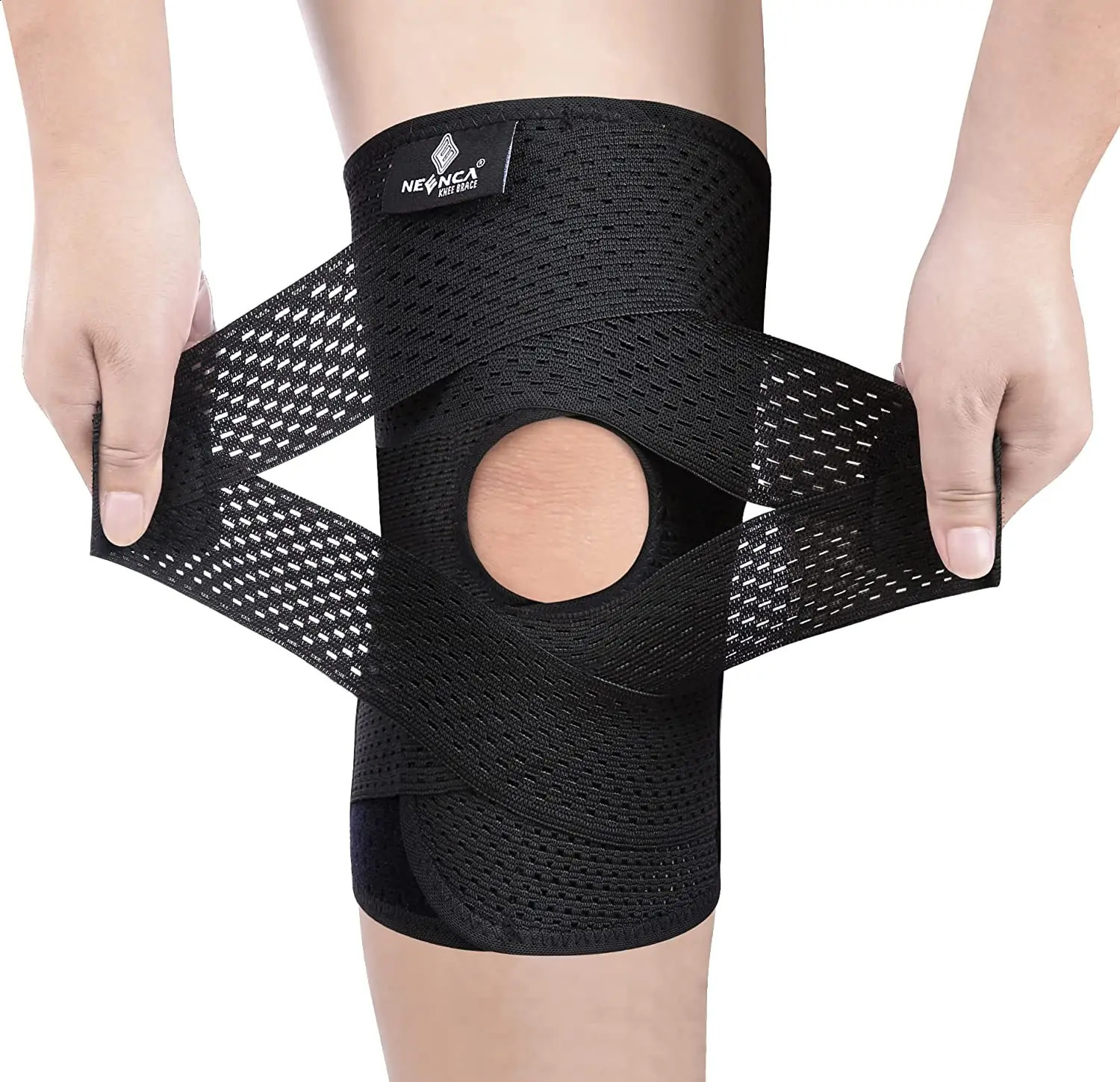 Breathable Knee Pads Support with Side Stabilizers for Men and Women Meniscal Tear Knee Pain ACL MCL Arthritis Injuries Recovery 250410