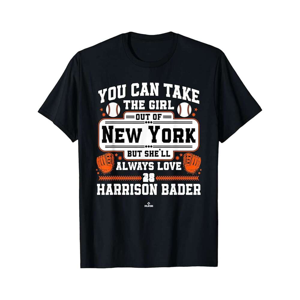 Designer T shirt Shell Always Love Harrison Bader New York Baseball MLBPA - 220g T shits
