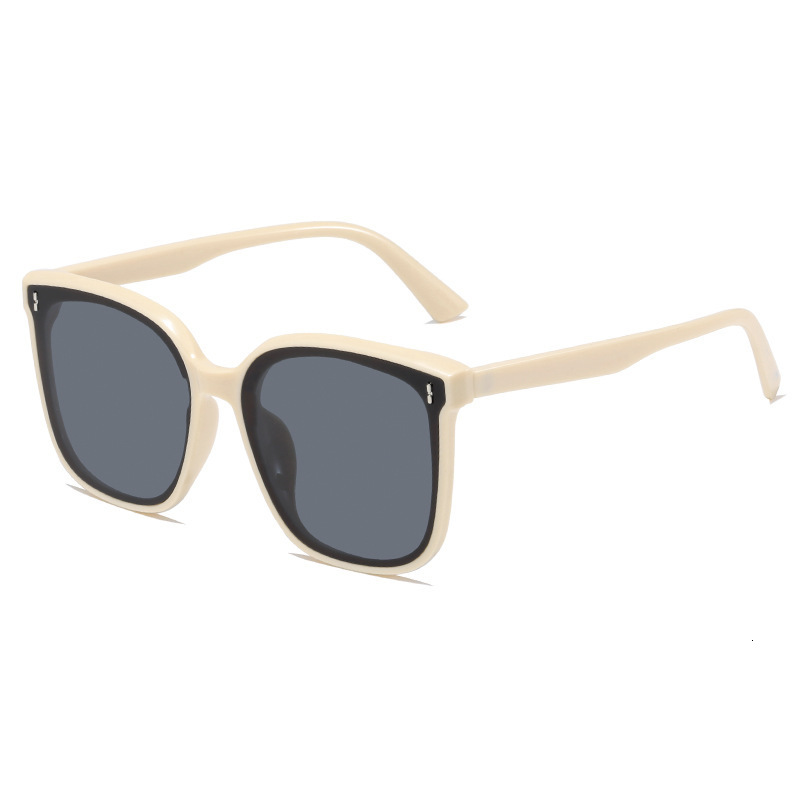 Fashionable large box vertical rice nail sunglasses women Tiktok live streaming anti ultraviolet driving