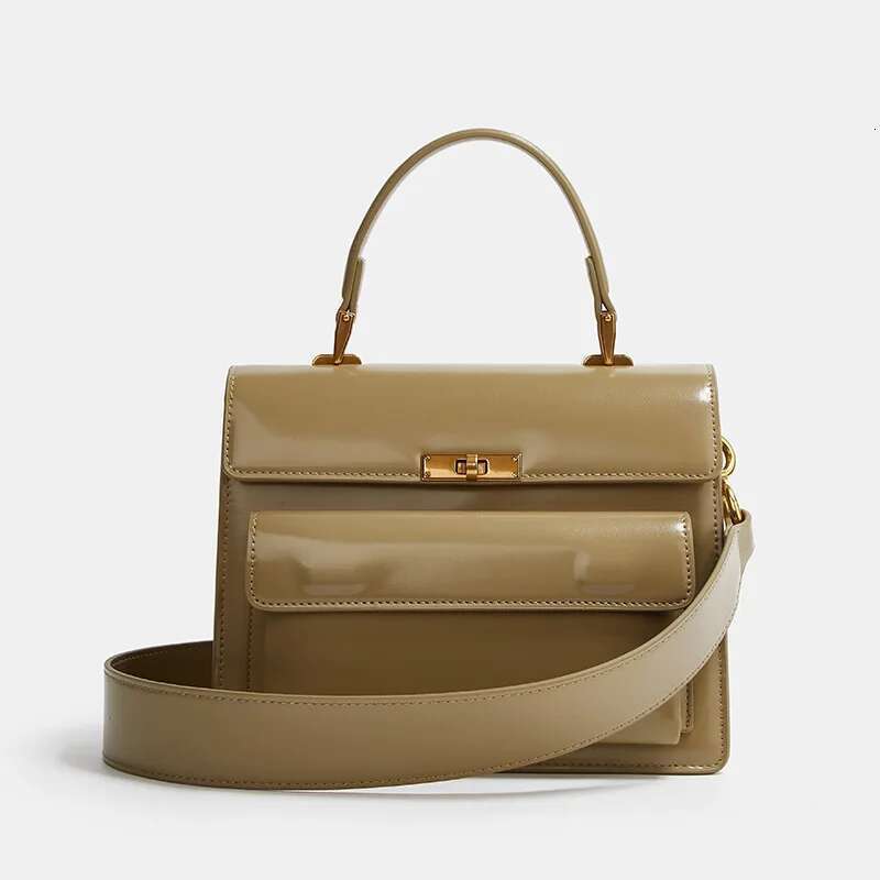 2024 Hot Sale Shiny Patent Leather Women Shoulder Crossbody Female Commute Handbags High Quality Ladies Small Tote Bag
