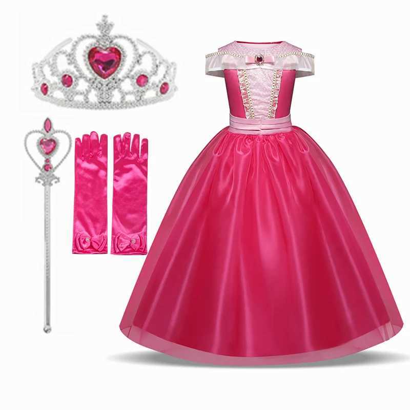 Disney Girl Princess Dress 2023 Girl Encanto Role Playing Princess Elsa Dress Childrens Birthday Party Halloween Carnival Party Fancy DressXJ250411