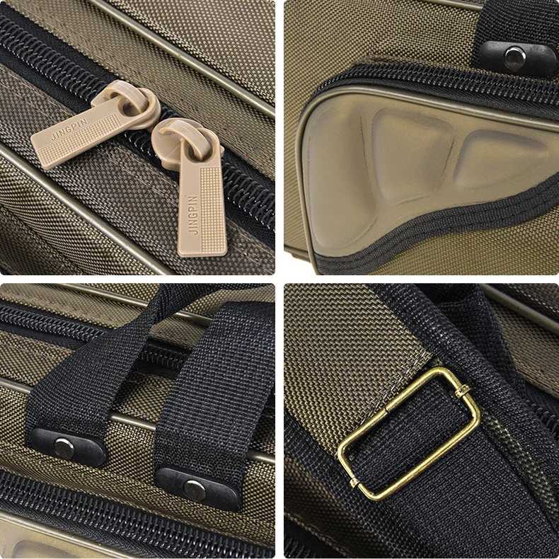 Fishing Bags High Capacity Gear Fishing Portable Multifunction Rod Case Fishing Tackle Tools Storage Bag Wholesale Z250411