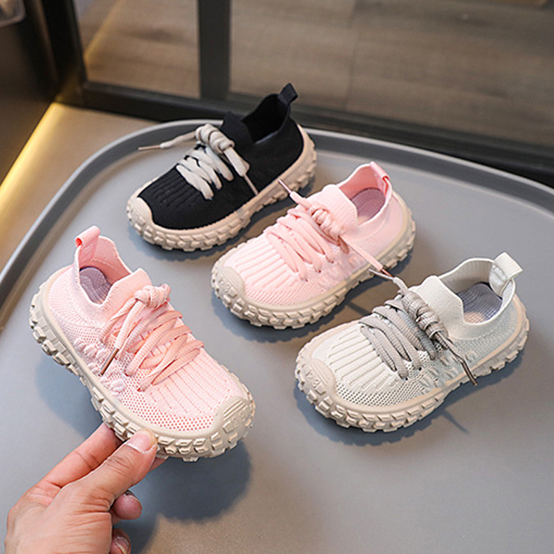 Fashion Sport Running Soft Casual Breathable Spring Autumn Kidszworld Baby Boys Girls Bottom Non-Slip Kids Sneakers Children Toddler Shoes Sizes 21 - 
