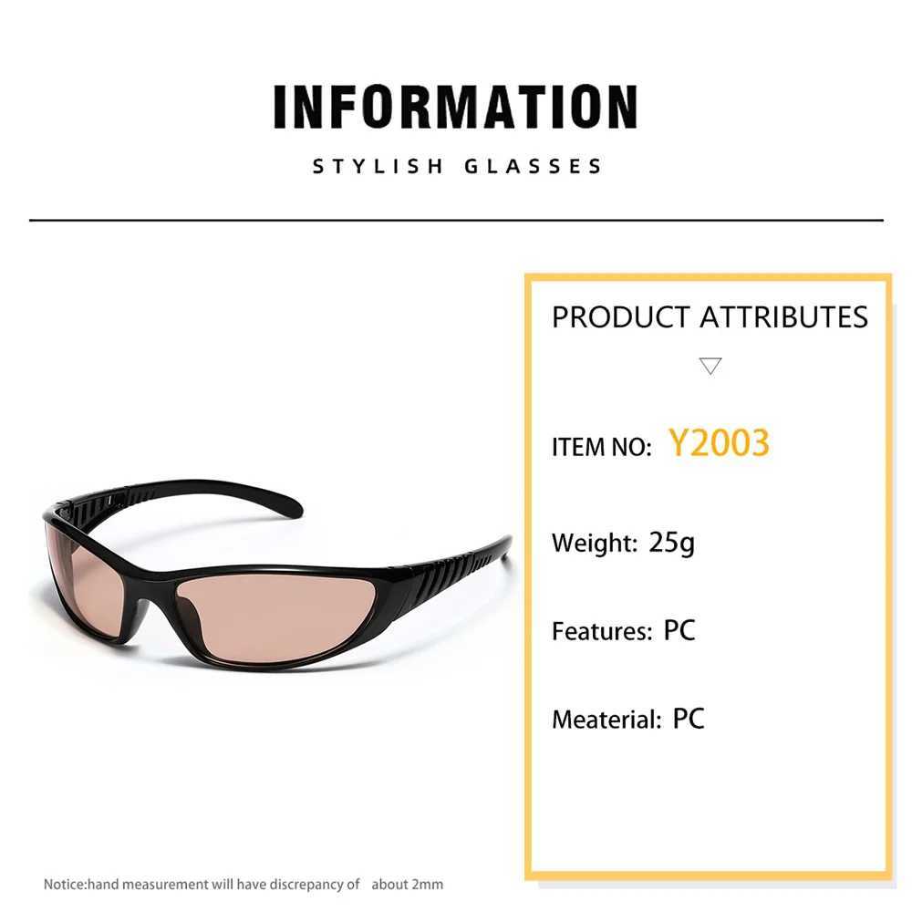 Y2K Sunglasses Men Women Color Hollowed Outdoor Driving UV400 Sunglasses Girls Net Red Hip Hop Gothic Women Sun Glasses 2025 Hot Z250411