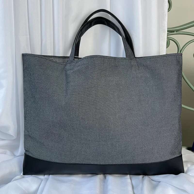 Ladies Cartoon Large Capacity Cloth Bag Handbag Handmade Embroidery Cowboy Tote 583701 583501