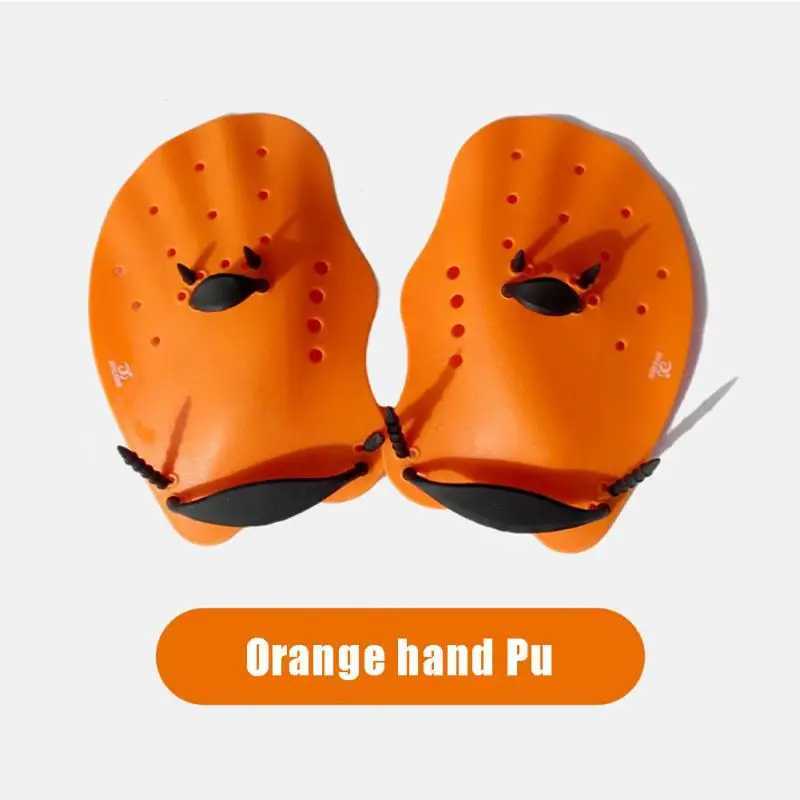 Adults children professional swimming paddles girls orthotics fingers lapels palm fingers internet gloves paddles for water sportsY250412