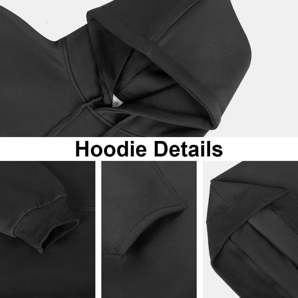 POD customization Polarshe Custom Hoodie Cotton Men Women Pattern Streetwear Hoodie Casual Clothing Autumn Winter Long Sleeve Hooded PulloverT251112