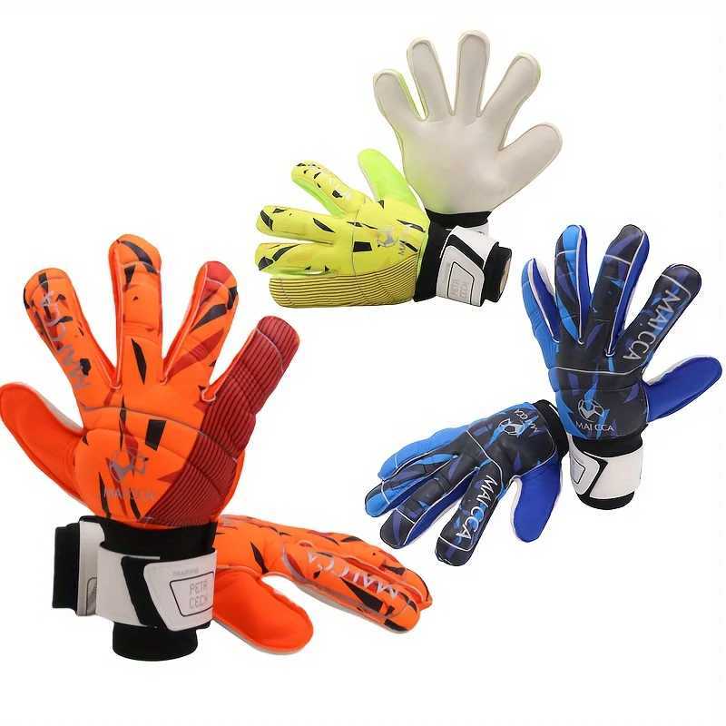 New Football Goalkeeper Gloves Adult Goalkeeper Gloves Full Latex Gloves with Finger ProtectionXJ250412