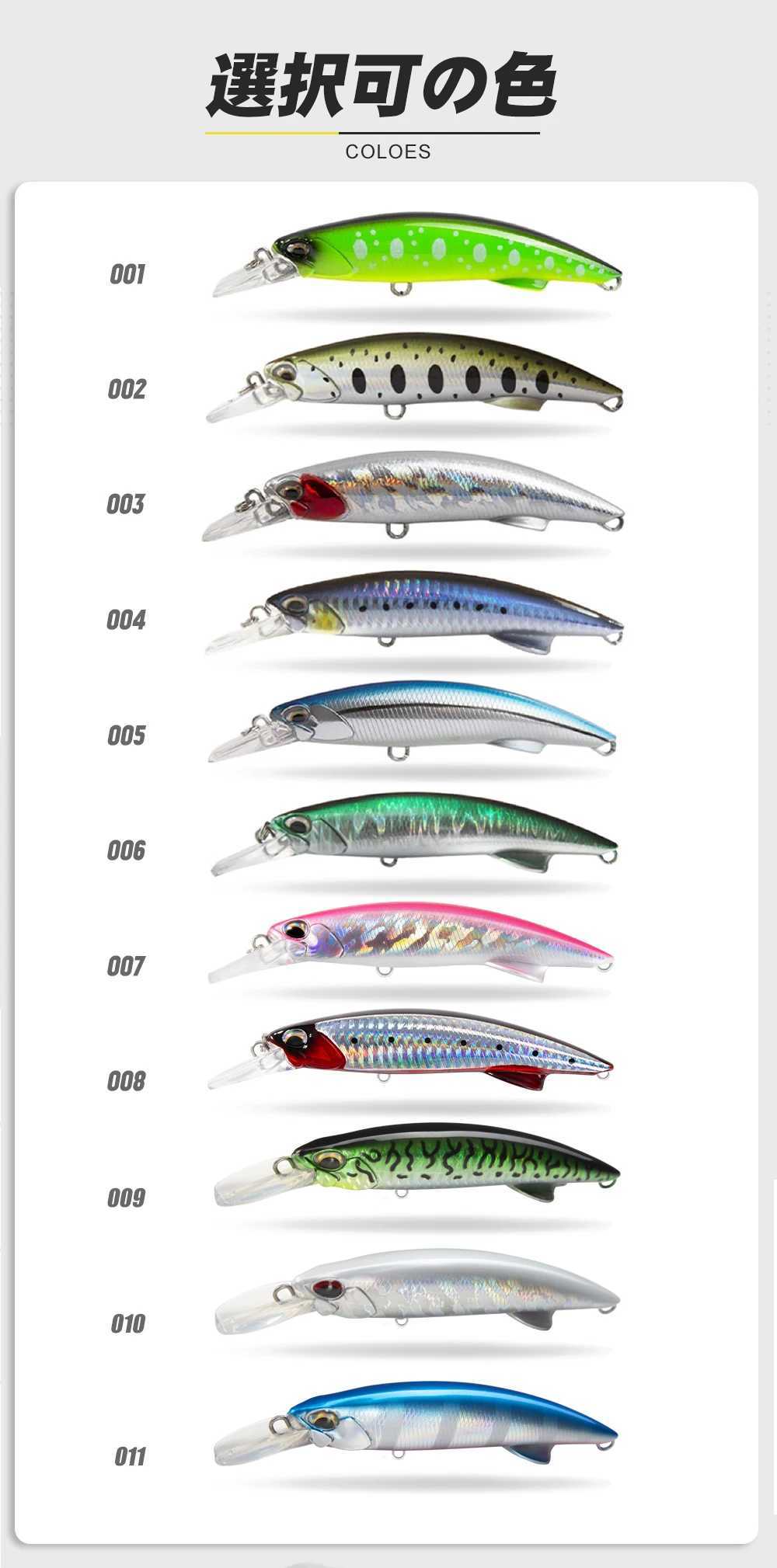 D1 Sea Heavy Sinking Minnow Fishing 92mm 49g 110mm 60g Saltwater Wobbler jigs Big Jerkbaits Swimbait Bass Tuna for Fishing Pesca Z250411