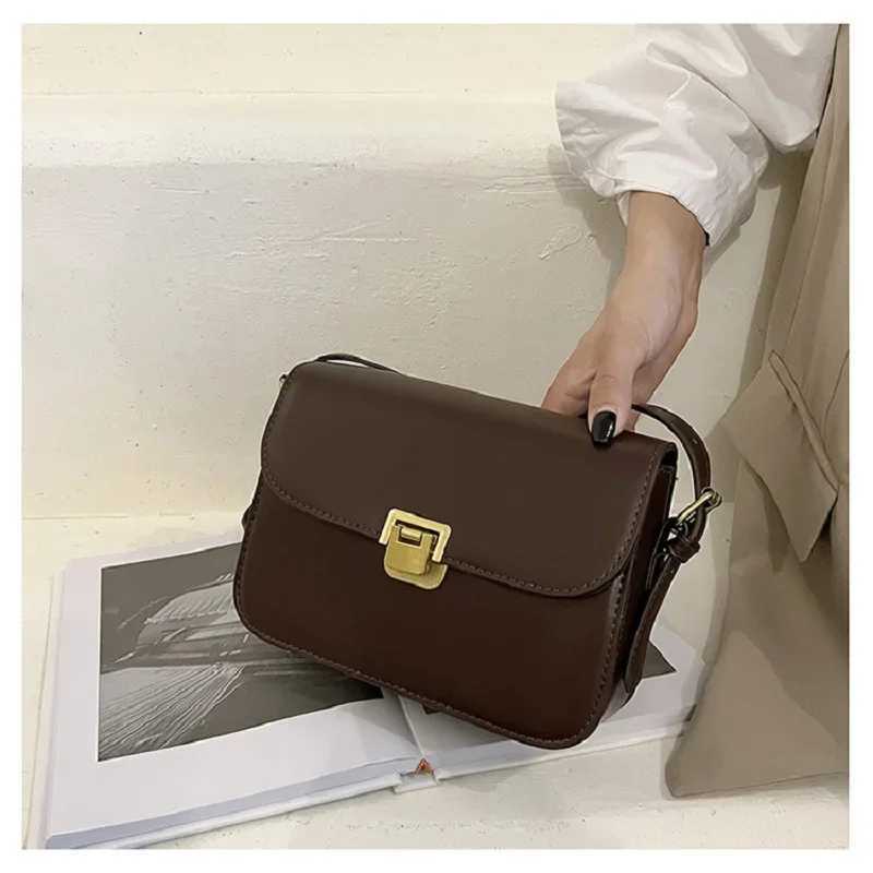 Luxury Designer New Womens PU Leather Shoulder Bag Trend Brand Small Square Bags Handbag Fashion Messenger Bags Underarm BagT2511112