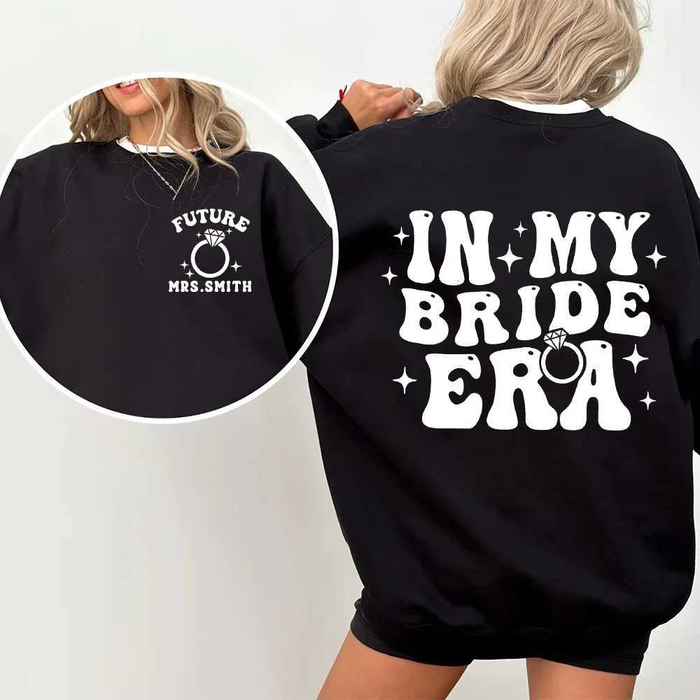 POD customization Custom In My Bride Era Sweatshirt Future Mrs Sweatshirt Engagement Long Sleeve Tee Wedding gift Clothing Newly Married GiftT251112